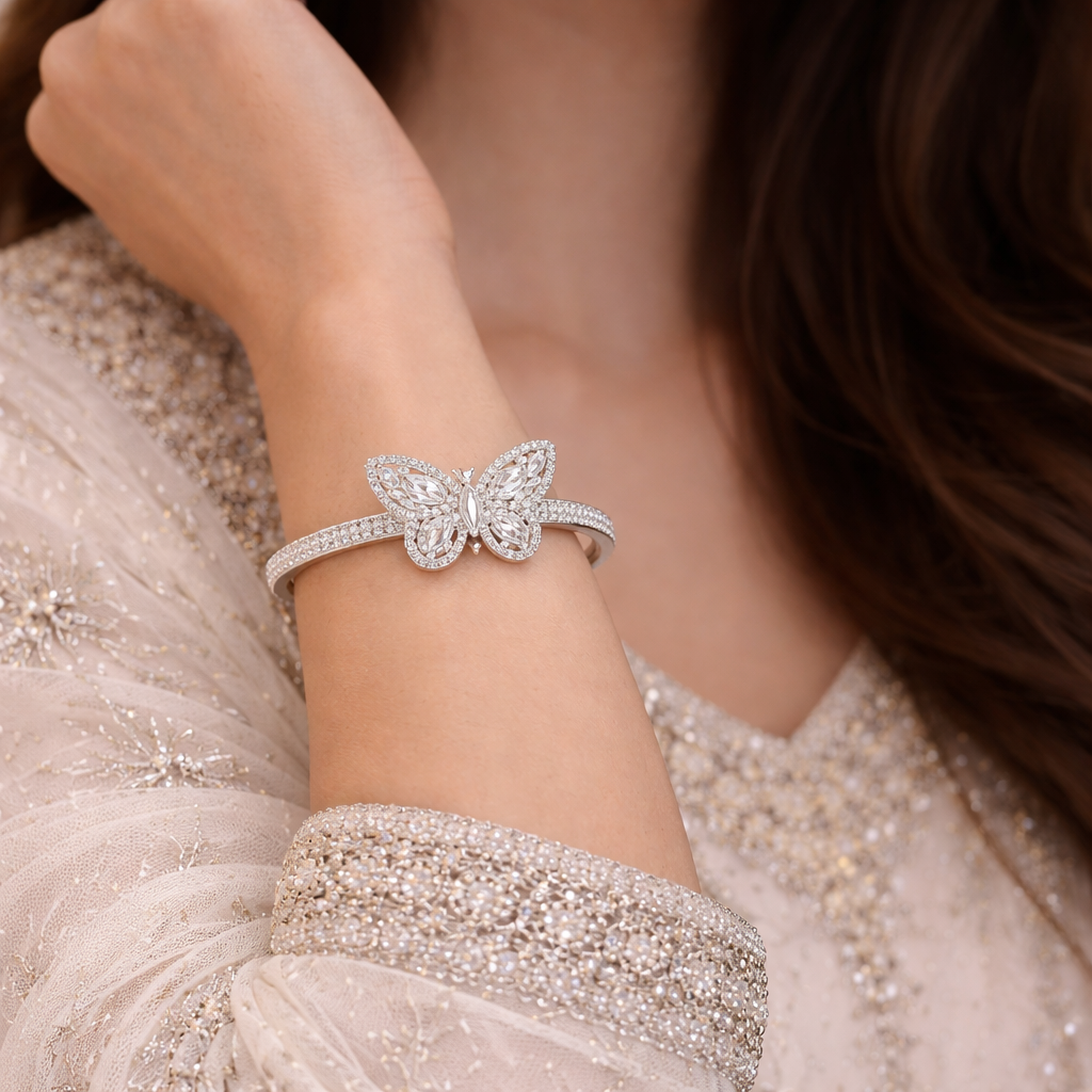 Butterfly Crystal Elegance Bracelet